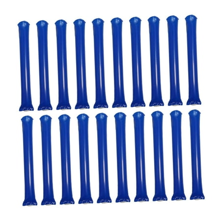 20 Pieces Cheering Sticks Inflatable Clapper Thunder Sticks Reusable PE Construction for Group Sports Crowd
