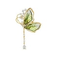 thumbnail image 4 of fenteer Butterfly Brooch Pin Alloy Rhinestone Brooch Pin for Ladies Birthday Wedding, 4 of 8