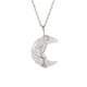 thumbnail image 1 of Zhuge Colgante de collar con árbol de la vida, accesorios de collar para hombres y mujeres, colgante de luna de grava de cristal colorido (hilo de plata blanca), 1 of 5