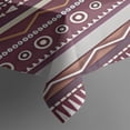 thumbnail image 3 of Red Boho Ethnic Geometric Pattern Rectangle Tablecloth 60"x84",Waterproof Polyester Rectangle Table Cloth, Wipeable Spillproof Polyester Tablecloth for Dining, Camping, Indoor and Outdoor, 3 of 5
