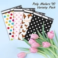 thumbnail image 3 of Jowlroel 10x13 Poly Mailers Variety Pack of 100 - Assorted Colors, 25Pcs Each, Strong Self-Adhesive Shipping Bags for Clothing, Durable Thick, 3 of 5