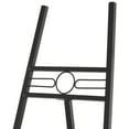 thumbnail image 5 of DecMode Black Metal Geometric Tall Adjustable 3 Tier Display Easel with Chain Support, 20" x 18" x 56", 5 of 10
