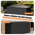 thumbnail image 5 of MINDYES 260 Gallon Deck Box, Large Outdoor Storage for Patio Furniture Cushions, Pool Equipment & Seasonal Decor, Black, 5 of 8