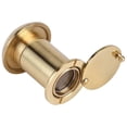 thumbnail image 2 of Home Security Optical Glass 220 Degree Wide Angle Door Scope Viewer (Gold), 2 of 5