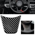 thumbnail image 1 of Etiqueta engomada modificada del coche de la fibra de carbono, cubierta del volante del volante de la fibra de carbono Decoración del volante del coche Artesanía excepcional, 1 of 10