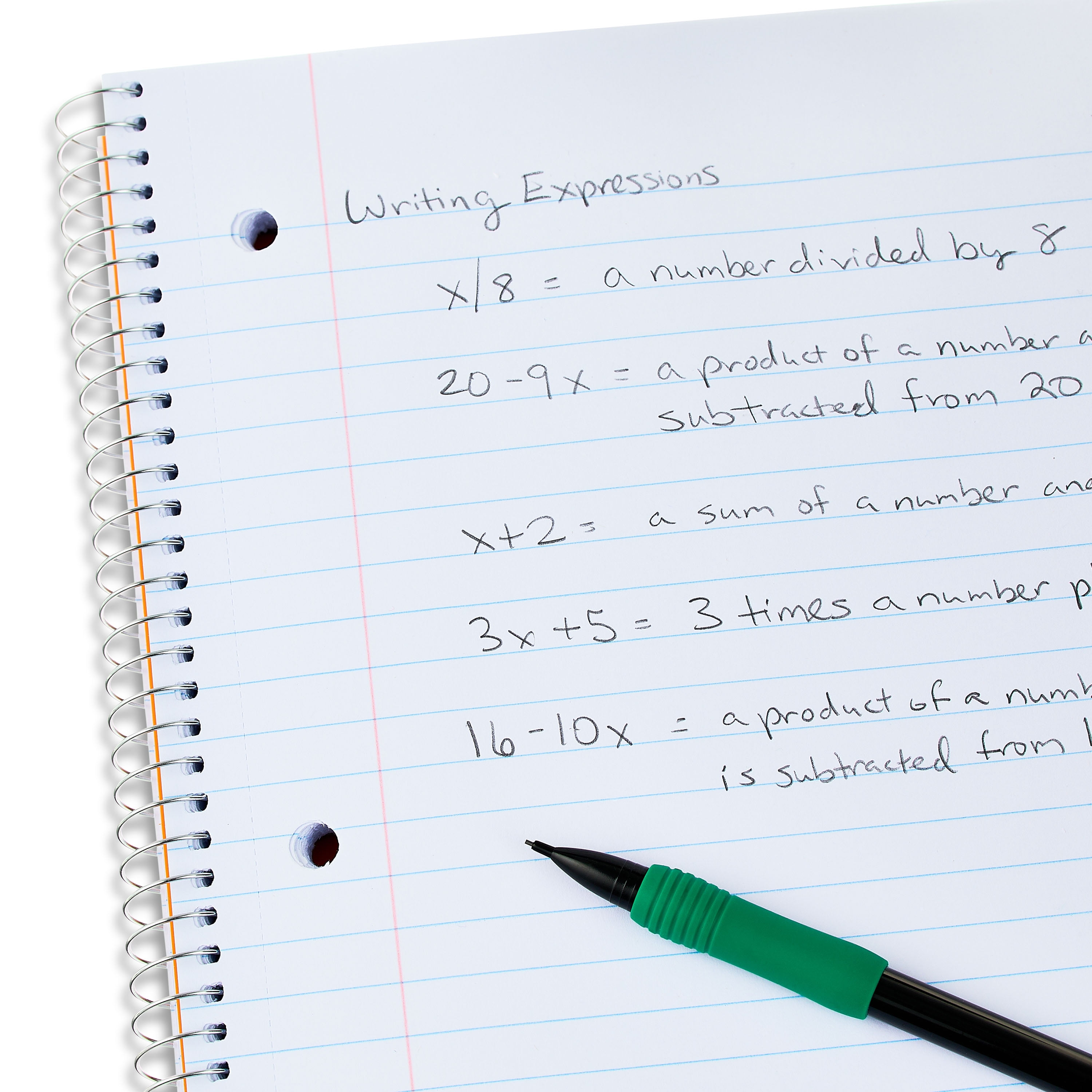 Pen + Gear Wide Ruled 1-Subject Notebook with Inside Pockets