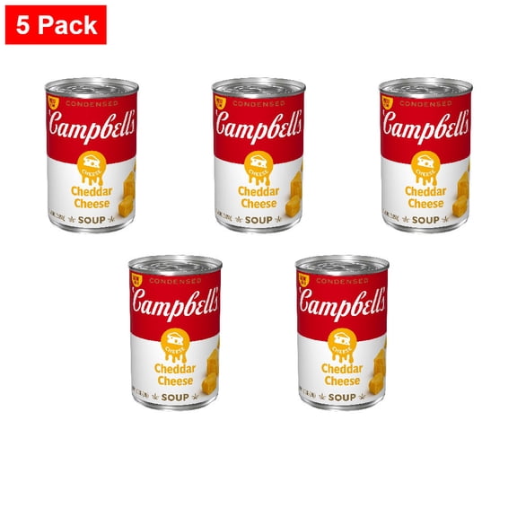 Campbells Condensed Cheddar Cheese Soup 10.5 oz - 5 Pack