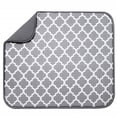 thumbnail image 1 of Estera de secado de platos de microfibra, 40 x 30 cm, ultra absorbente, de secado rápido, accesorios de cocina, estera para fregadero, estera aislante para platos, 1 of 5