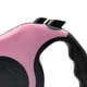 thumbnail image 2 of Correa retráctil para mascotas con botón de control y asa ergonómica, correa segura para pasear perros, para gatos y conejos, 5 m, color rosa, 2 of 12