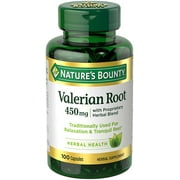 Nature's Bounty Valerian Root 450 mg 100 ea
