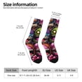 thumbnail image 2 of Picia Monstrous Cartoon Characters Print Athletic Socks for Men & Women – Cushioned Moisture-Wicking Crew Socks for Sports, Running, and Training, Soft & Breathable Size 5-11, 2 of 6