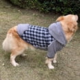 thumbnail image 2 of Dog Clothes Winter Warm Large Pet Dog Jacket, Double-Sided Hoodie for Labrador Bulldog, 2 of 3