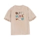 thumbnail image 5 of Camiseta de manga corta para mujer, camiseta informal suave y transpirable con estampado elegante para chicas, camisetas para oficina, playa, pesca en S, 5 of 10
