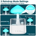 thumbnail image 3 of Diffuserlove Mushroom Humidifier Cloud Diffuser Raindrop Sound Humidifier Waterfall Light 450ml With Remote Control 7 Colors Suitable for Bedroom and Study Room, 3 of 9