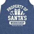 thumbnail image 3 of Instant Message - Property Of Santas Workshop Christmas - Toddler & Youth Girls A-line Dress, 3 of 6