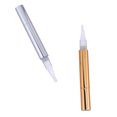 thumbnail image 3 of 2pcs 3ml Aluminum Tube Lip Gloss Pens Empty Nail Polish Applicators Cosmetic Container (Golden+Silver), 3 of 7