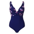 thumbnail image 5 of Aayomet Maillot de Bain Taille Haute Monokini Croisé devant 1 Pce (Violet, TTG), 5 of 5