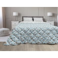 thumbnail image 1 of Dog Down Alternative Comforter, Husky Puppy Siberian Energetic Pet Alaskan Origin Sketch Style Cartoon Cold, Microfiber Quilt for All Season, 5 Sizes, Blue Grey Black White, by Ambesonne, 1 of 3