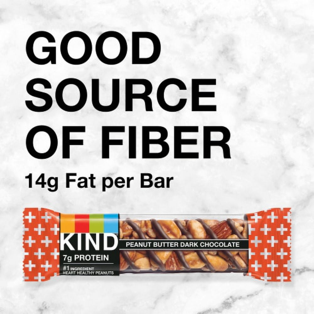 KIND Gluten Free Peanut Butter Dark Chocolate Snack Bars - 1.4 oz - 12 ct