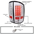 thumbnail image 3 of Spec-D Tuning Chrome Housing Clear Lens LED Tail Lights Compatible with 2002-2006 Dodge Ram 1500/2500/3500, Left + Right Pair Assembly, 3 of 7