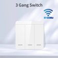 thumbnail image 1 of Wifi Smart Switch for Led Lighting Tuya Smart Life RF 433MHz Remote Voice Control Alexa Google Alice 1/2/3 Gang Wireless Switch, 1 of 5