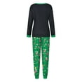 thumbnail image 4 of Nituyy Family Christmas Pjs Matching Sets Striped Elk Matching Pajamas for Couples Holiday Jammies Sleepwear with Pockets, 4 of 9