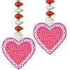 Valentine Danglers Party Accessory 1 count 2Pkg