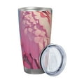 thumbnail image 2 of Vsdgher Pink Parrot Tropical Blossoms 20 Oz Stainless Steel Vacuum Insulated, Travel Mug Coffee Cup for Home, Office, Outdoor Works Great for Ice Drinks and Hot Beverage -Without Straw, 2 of 8