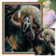 thumbnail image 1 of Hilo Algodón Ecológico Bordado Punto Cruz Fantasma Halloween Con 11CT 45x60cm, 1 of 9
