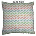 thumbnail image 2 of PKQWTM painted stripes pattern chevron Reversible Mermaid Cushion Cover Home Decor Sequin Pillow Case Size 16x16 inches, 2 of 2