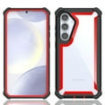 thumbnail image 2 of Dteck Case for Samsung Galaxy A16 5G,Shockproof Dual-Layer Protection Silicone+PC Case Heavy Duty Rugged Crystal Clear Back Cover for Samsung Galaxy A16 5G,Black+Red, 2 of 2