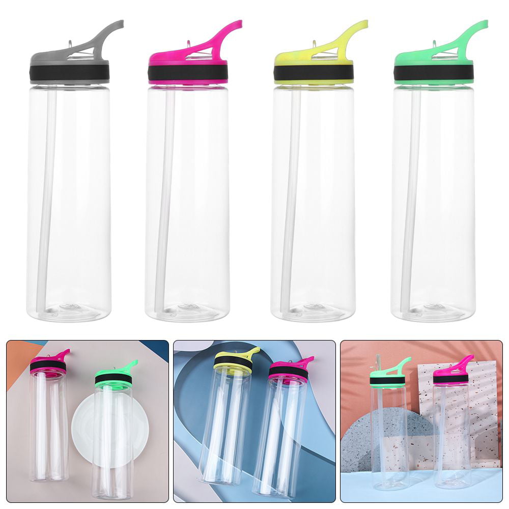 Unique Glass Water Cup, Vertical Stripe Fruit Tea Cup With Straw, Cold  Drink/coffee Cup For Outdoor Camping, Party, Gym Fitness - Temu