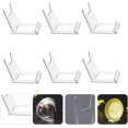 thumbnail image 3 of Decorative Plate Easel Stand 6pcs Clear Plastic Easel Display Stands Decorative Plate Dish Picture Book Artworks Holder Art Holder Easel, 3 of 5