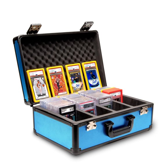 Boîtier de Rangement pour Cartes Graduées à 4 Rangées SLAB ARMOR FUSION, Étui PSA pour Cartes Graduées, Contient 160+ Cartes Graduées, Boîtier pour Cartes Graduées PSA, Boîte pour Cartes Graduées, Spo de Rangement