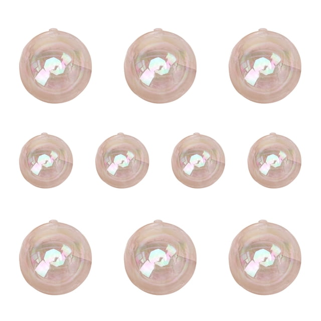 pstuiky Bolas de espuma de colores para decoración de pasteles, ideales para cumpleaños. Incluye enchufe para decorar la mesa de postres. 10 unidades.