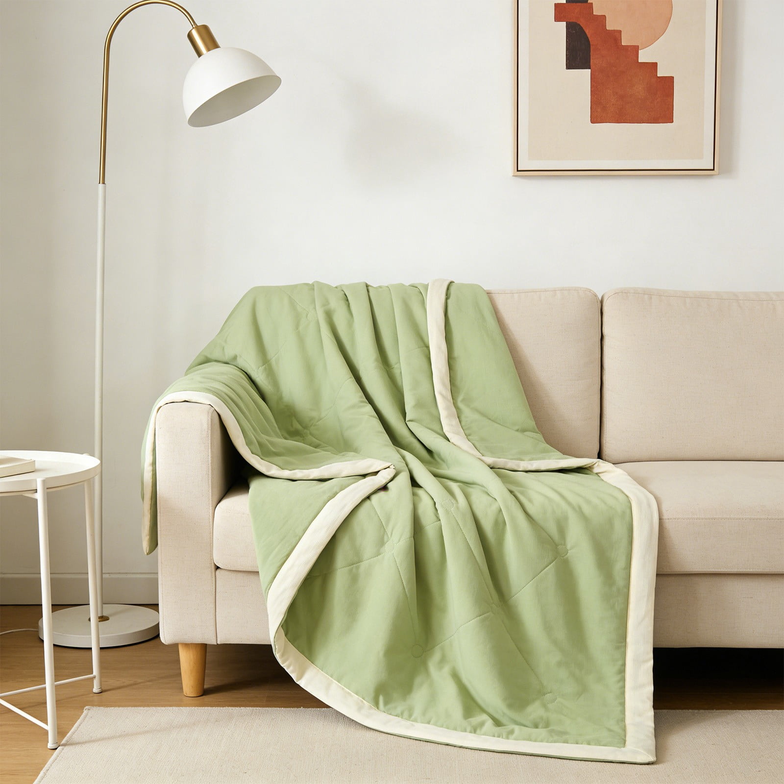 Breathable Summer Air Quilt with Lightweight Soft Polyester for Cool Comfortable Sleep