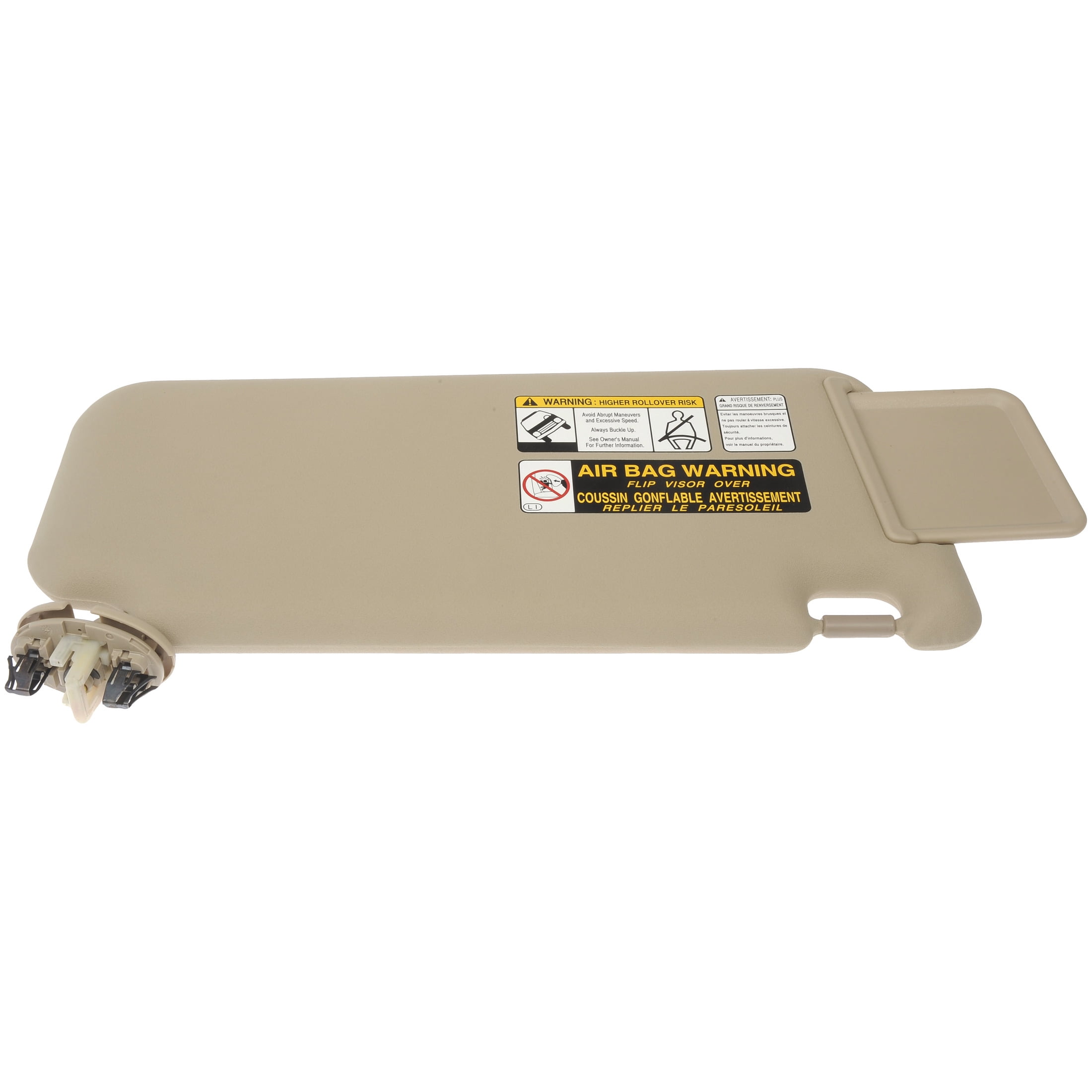 Dorman 74200 Driver Side Sun Visor Assembly for Specific Toyota Models, Beige
