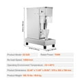 thumbnail image 4 of KFFKFF Frozen Dessert Blender,750W Rapid-Action Frozen Treat Maker Stirring Device 1740RPM,Constructed from 304 Stainless Steel,Extended Handle + PC Safety Guard, Adaptable for all Ice Cream Tastes, 4 of 9