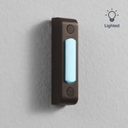 Heath Zenith Heath Zenith Oil-Rubbed Bronze Metal Wired Lighted Push Doorbell Button