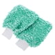 thumbnail image 1 of 2 Pcs Toalla para Lavar Coches de Felpa Herramienta de Secado para Limpieza de Coches 26x20x1cm Verde Blanco Blanco, 1 of 6