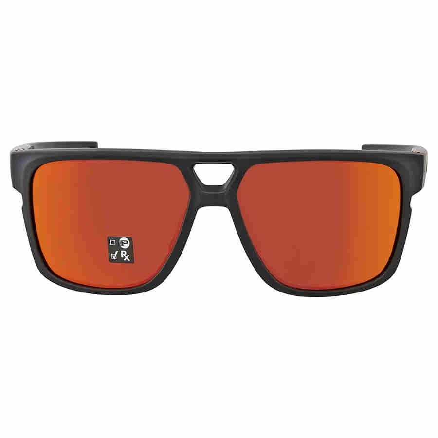 Oakley Crossrange Patch Prizm Ruby Square Men's Sunglasses 0OO9382 938209  60 