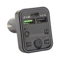 thumbnail image 4 of Función FM Reproductor de coche con carga USB dual Reproductor de coche MP3 con conversación Bluetooth inteligente DC12V‑24V, 4 of 10