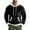 Black, variant on CharmCyan Men’s Fleece Pullover Hoodie with Adjustable Drawstring Hood and Kangaroo Pocket Casual Soft Plush Sweatshirt Top Black L