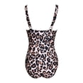thumbnail image 5 of XIYON&nbsp; One Piece Swimsuit For Women Leopard Print Swimsuit With Adjustable Straps Bathing Suit For Women Swimwear Beachwear, 5 of 6