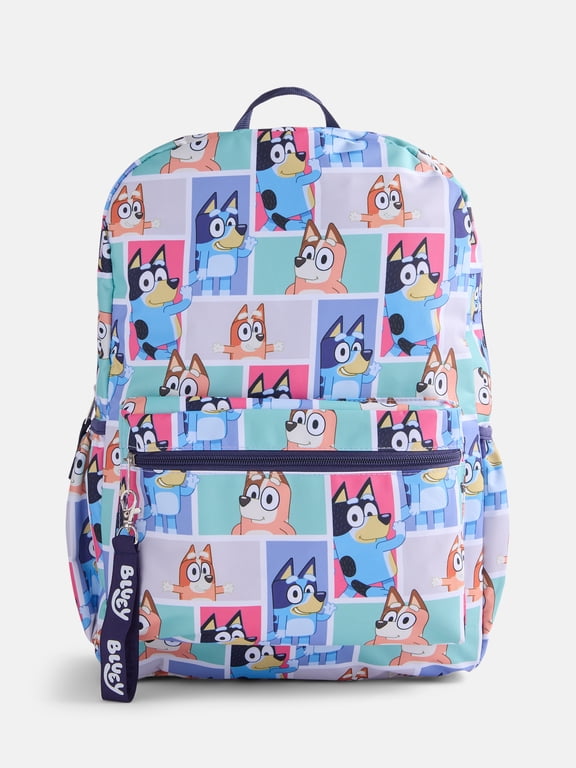 Bluey Unisex 17" Let's Have Fun Backpack, Blue