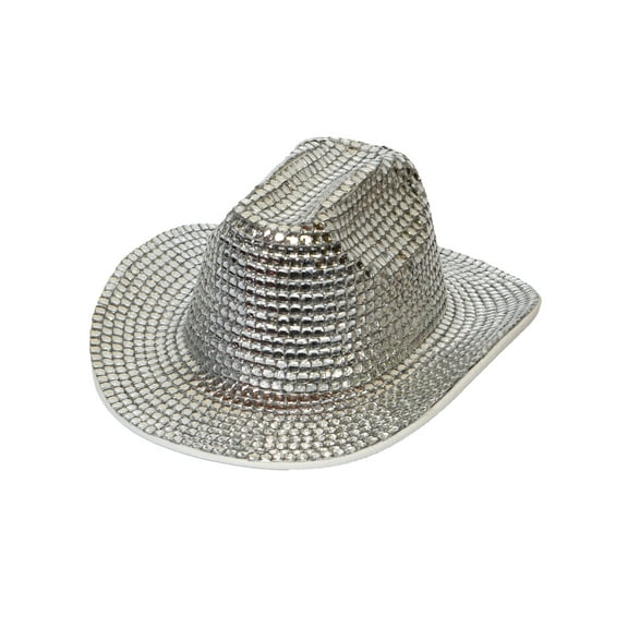 Fashion Studded Sparkle Western Rhinestone Embellished Cowboy Hat for Women.