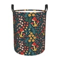 thumbnail image 6 of Lsque Mushrooms And Flowers pattern Laundry Hamper Basket, Tall Woven Rope Hamper Basket for Clothes, Lightweight Storage Basket, Collapsible Waterproof-Medium, 6 of 8
