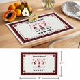 thumbnail image 6 of Mother's Day Placemats Set of 6, Gnome HOME IS WHERE MOM IS LOVE Non-Slip Place Mats Washable Table Mats for Kitchen Dining Table Decorations Indoor/Outdoor, 6 of 9