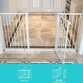 Kinbor Extra Wide Baby Gate, 58Inch Doorway & Stair Gate, Tall