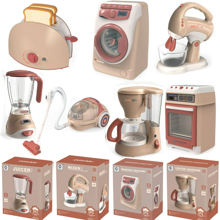 My Play Kitchen Appliances, Toy Blender, Mixer and Coffee Machine